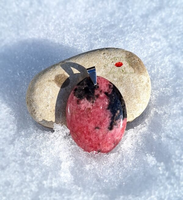 Pendentif "Rhodonite Ovale"