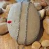 Chaine en Acier Inoxydable pour pendentif de pierre naturelle
