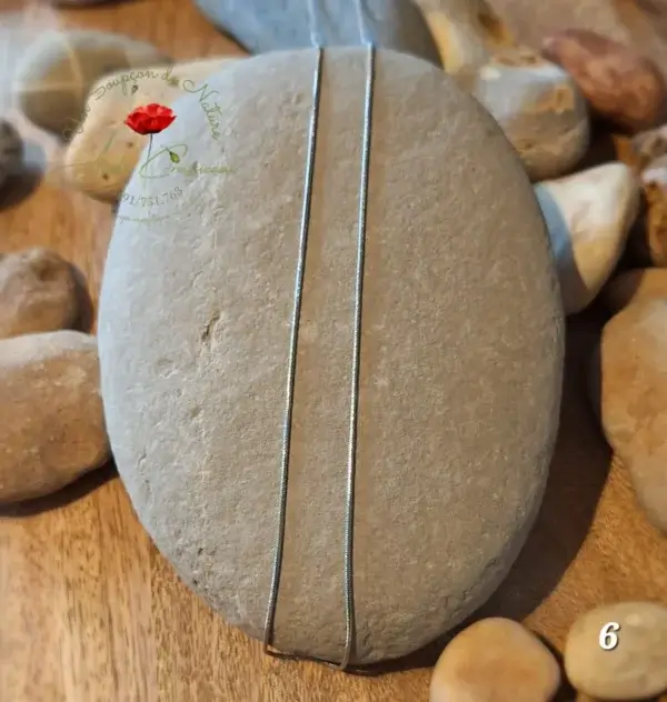 Chaine en Acier Inoxydable pour pendentif de pierre naturelle