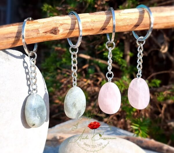 Porte-clés en Pierre Naturelle