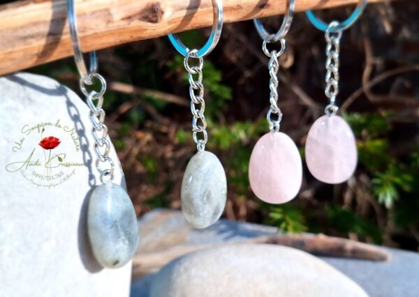 Porte-clés en Pierre Naturelle