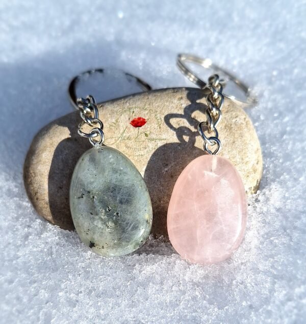 Porte-clés en Pierre Naturelle