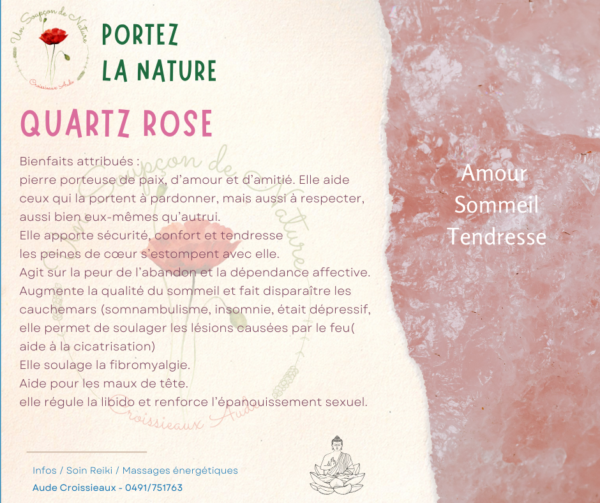 Pendentif DONUTS Quartz Rose