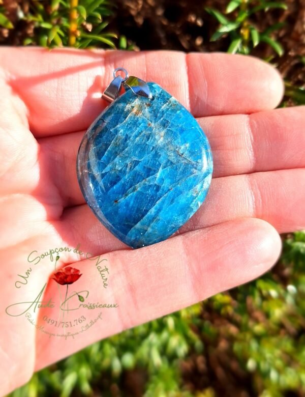Pendentif Apatite "losange"