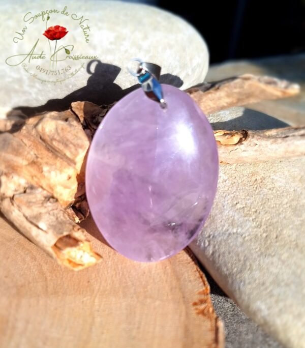 Pendentif Améthyste "ovale"