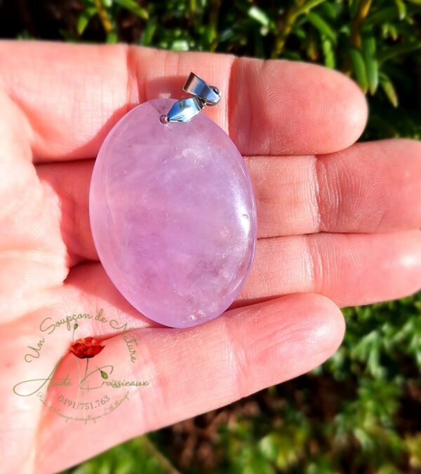 Pendentif Améthyste "ovale"