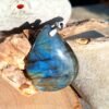 Pendentif  "Labradorite goutte"