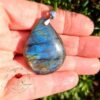 Pendentif  "Labradorite goutte"