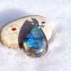 Pendentif goutte Labradorite AA+