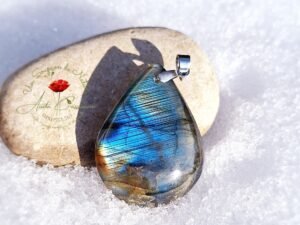Pendentif goutte Labradorite AA+
