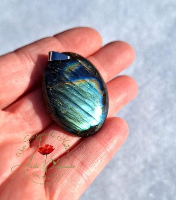 Pendentif  "Labradorite Ovale"