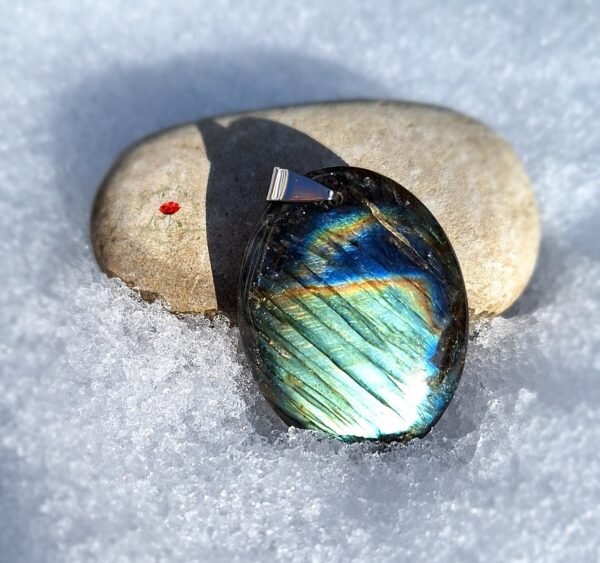 Pendentif  "Labradorite Ovale"