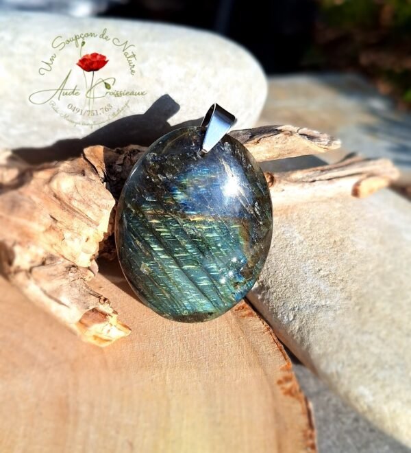 Pendentif  "Labradorite Ovale"