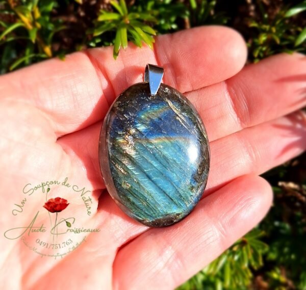 Pendentif  "Labradorite Ovale"