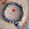 Bracelet "Jaspe dalmatien"
