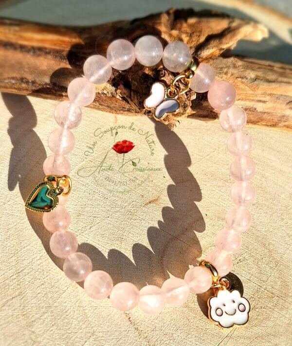 Bracelet "Bulle d'amour enfant" (3 breloques)