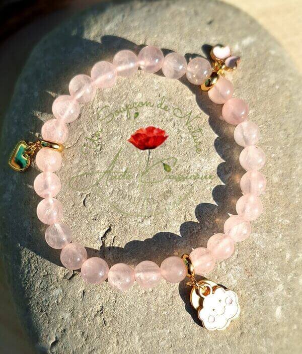 Bracelet "Bulle d'amour enfant" (3 breloques)