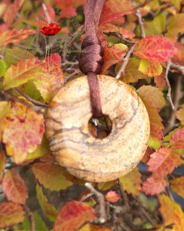 Pendentif DONUTS Jaspe paysage