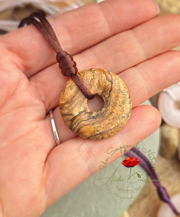 Pendentif DONUTS Jaspe paysage